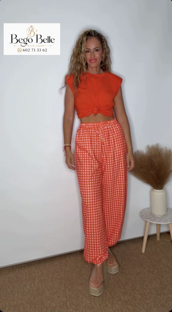 Camiseta fluor naranja