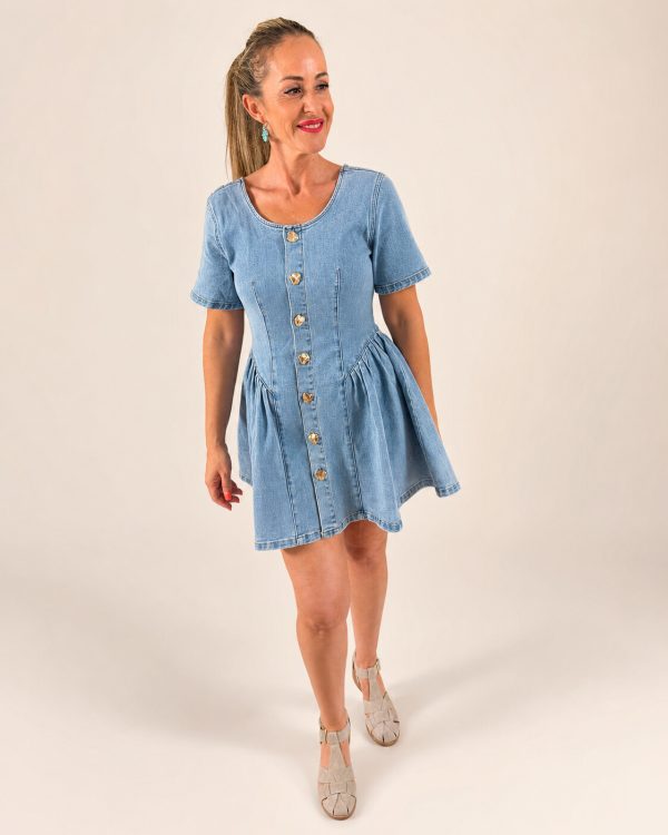 Vestido Vaquero Botones